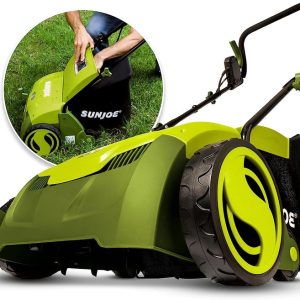 12-Amp 13-Inch Electric Dethatcher and Scarifier w/Removeable 8-Gallon Collection Bag
