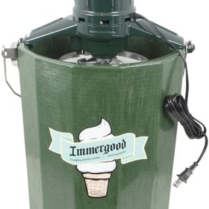 '- 6 qt. – Old Fashioned Ice Cream Maker w/Motor