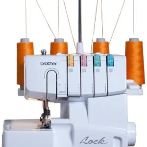 1034D Serger. Heavy-Duty Metal Frame Overlock Machine. 1.300 Stitches Per Minute. Removeable Trim Trap. 3 Included Accessory Feet